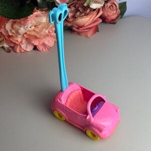Mattel Pink Car with Blue Handle and Yellow Wheels Barbie Skipper Babysitter